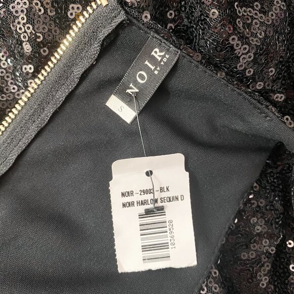 NEW W/ TAGS - Sequin Black Dress - Picture 11 of 11